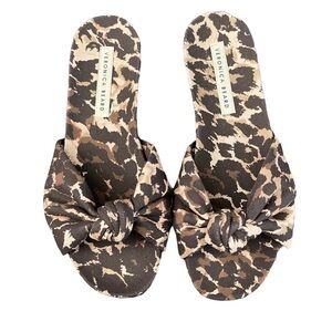 New VERONICA BEARD Etra Knot Slide Sandal In Splash 6